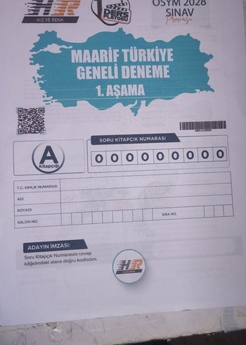 İstediginiz Her Deneme Var 11 Marif Varkitapcik Degil