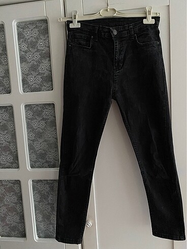 Siyah mom jean