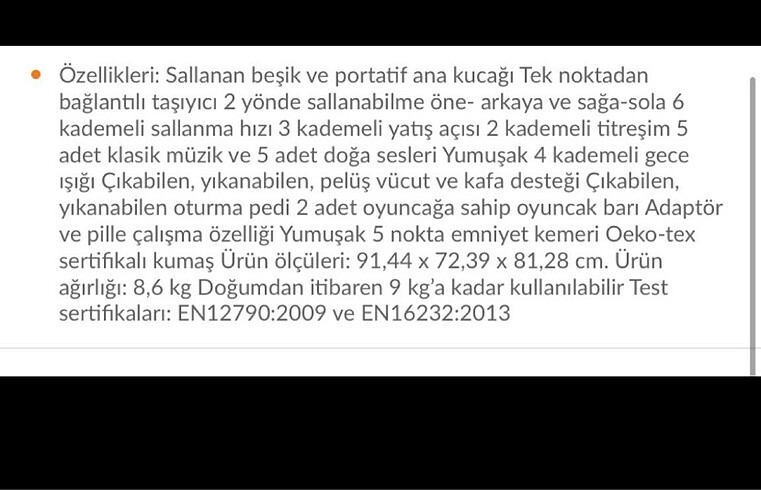 Sallanan pilli anakucağı - Görsel 5