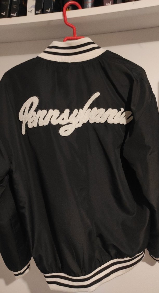 Düğmeli Siyah Street Wear Bomber Ceket - Görsel 2