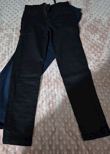 Erkek Çocuk Lacivert ve siyah  Denim Pantolon - Görsel 2