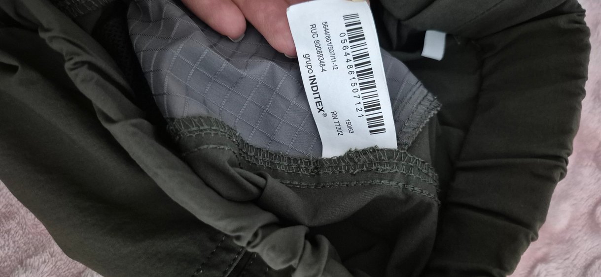 Zara erkek çocuk yeşil paraşüt kumaş Eşofman Altı - Görsel 2