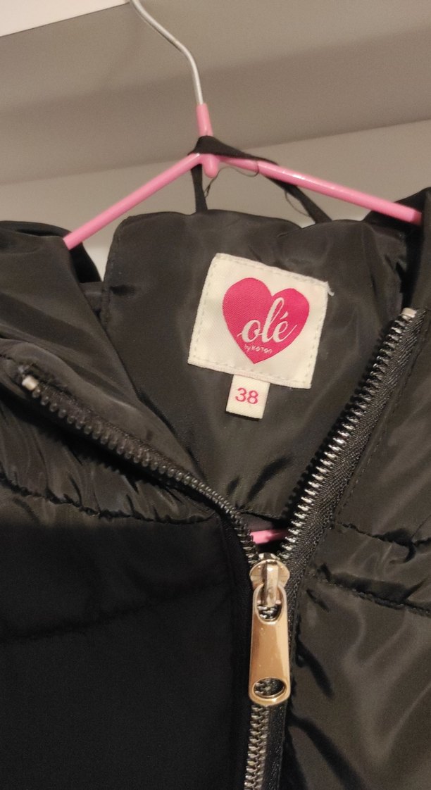 Siyah Fermuarlı Midi Kadın Kışlık Mont - Görsel 3