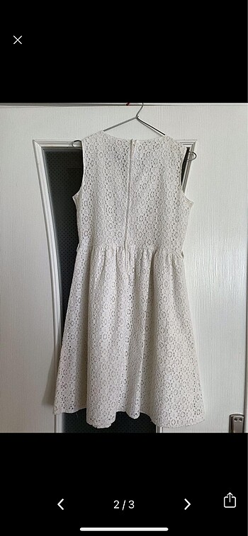 LC Waikiki LCW KIZ ÇOCUK BEYAZ ELBİSE