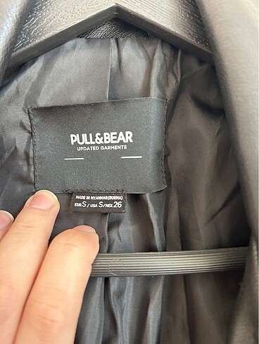 Pull and Bear pull&bear biker deri ceket