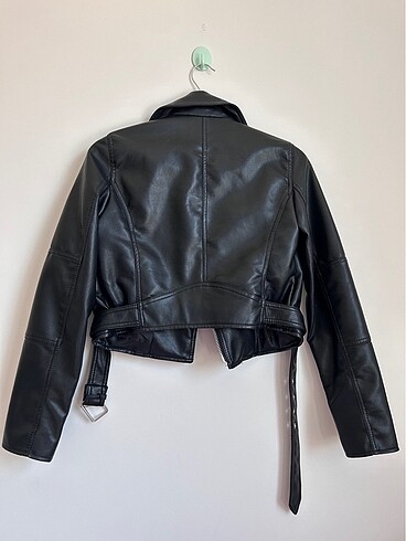 s Beden pull&bear biker deri ceket