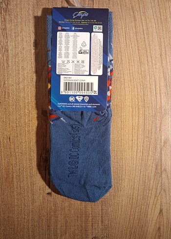 Disney lisanslı Süperman Çocuk çorap - Görsel 11