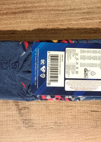 Disney lisanslı Süperman Çocuk çorap - Görsel 7