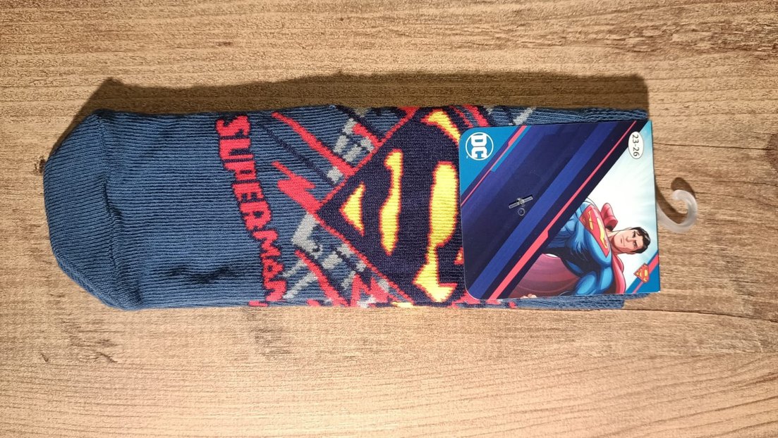 Disney lisanslı Süperman Çocuk çorap - Görsel 3