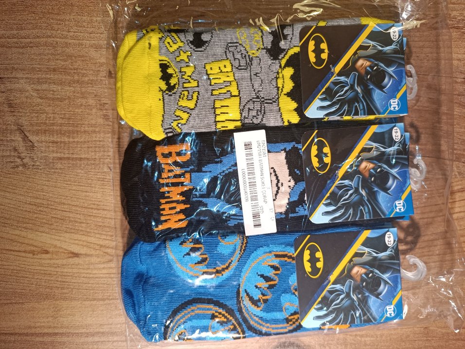 Disney lisanslı Batman baskılı Erkek Çocuk Çorap - Görsel 5