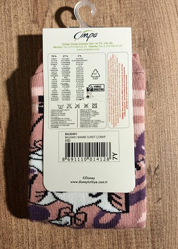 Disney lisanslı Aristo kediler Marie baskılı çocuk çorap - Görsel 10