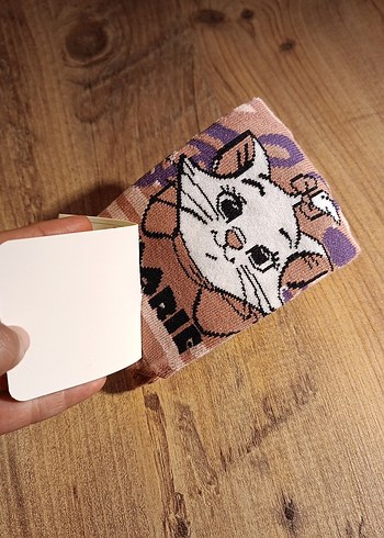 Disney lisanslı Aristo kediler Marie baskılı çocuk çorap - Görsel 13