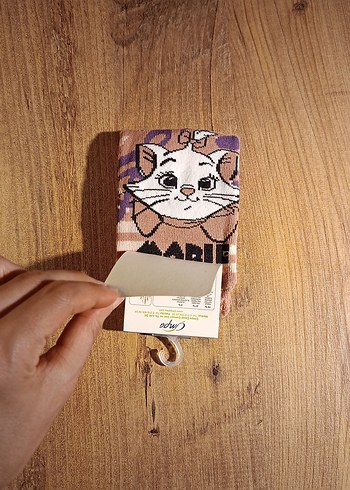 Disney lisanslı Aristo kediler Marie baskılı çocuk çorap - Görsel 17