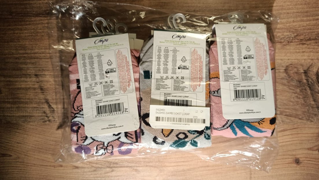 Disney lisanslı Aristo kediler Marie baskılı çocuk çorap - Görsel 2