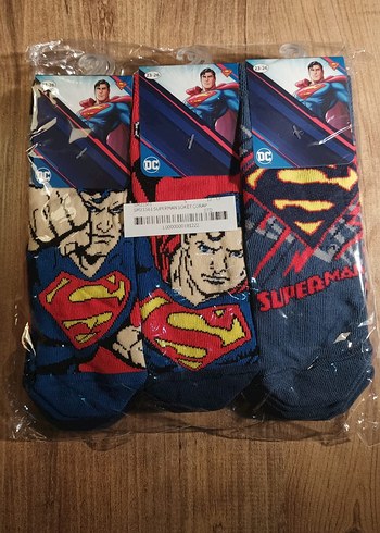 Disney lisanslı Süperman Çocuk çorap - Görsel 7