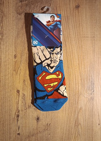 Disney lisanslı Süperman Baskılı Çok Renkli Çorap - Görsel 10