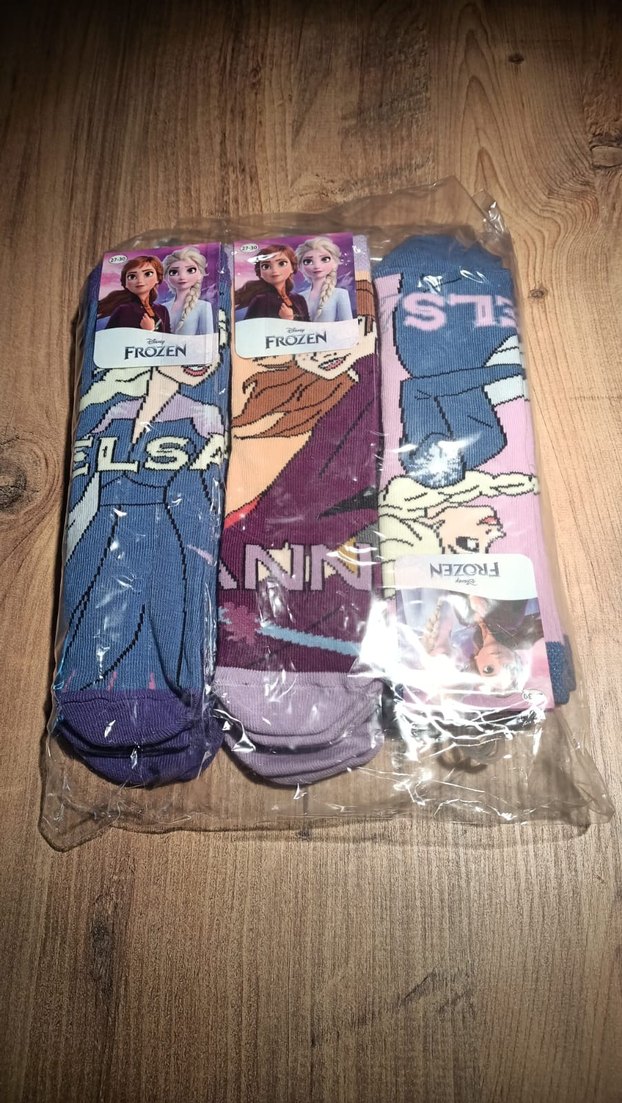 Disney lisanslı Frozen Elsa Temalı Kız Çorabı - Görsel 3