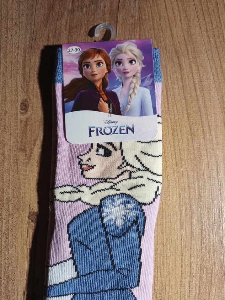 Disney lisanslı Frozen Elsa Temalı Kız Çorabı - Görsel 2