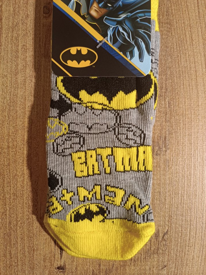 Disney lisanslı Batman Desenli Erkek çocuk Çorap - Görsel 3