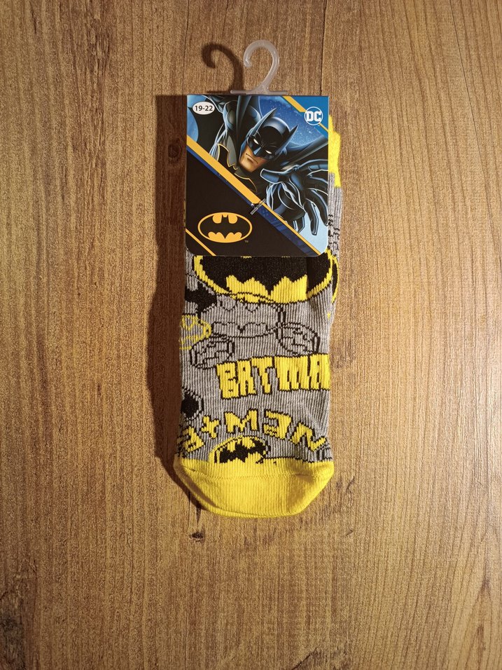 Disney lisanslı Batman Desenli Erkek çocuk Çorap - Görsel 2