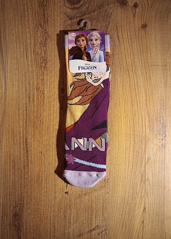 Disney lisanslı Frozen Anna Kız Çocuk Çorap - Görsel 10