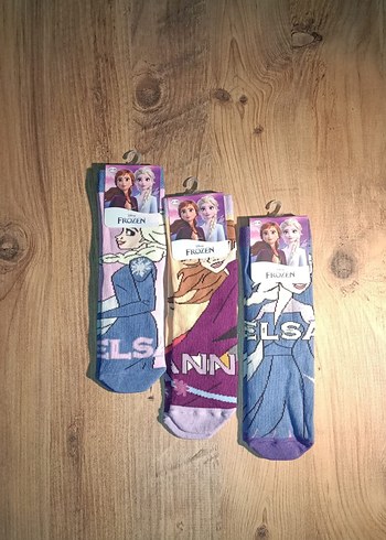 Disney lisanslı Frozen Anna Kız Çocuk Çorap - Görsel 7