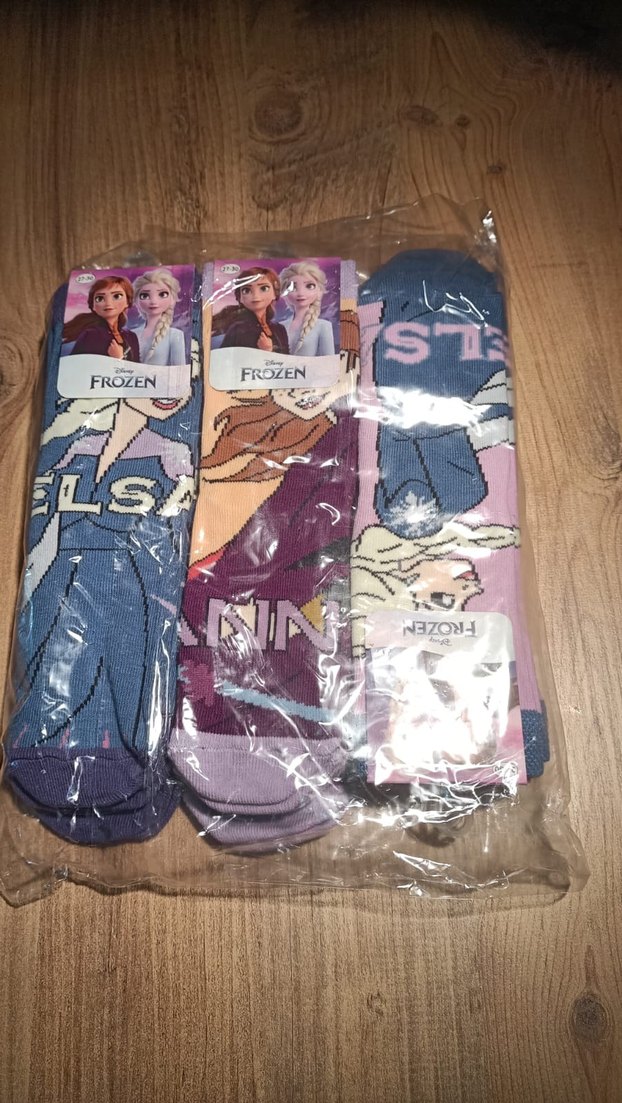 Disney lisanslı Frozen Anna Kız Çocuk Çorap - Görsel 4