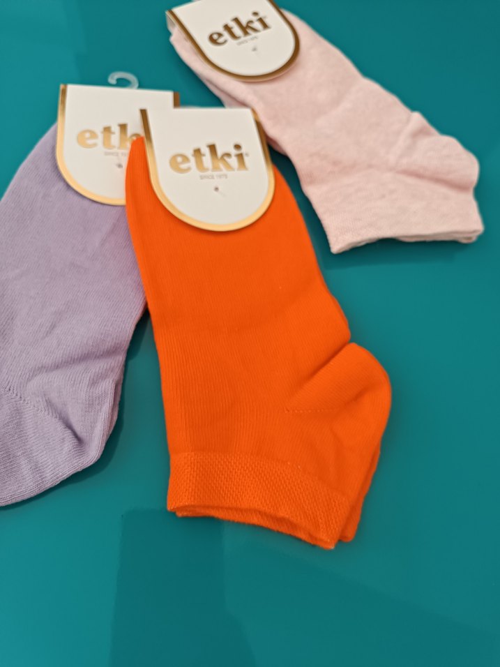 Renkli Pamuklu patik Çorap Seti - 12 adet fiyatı - Görsel 5