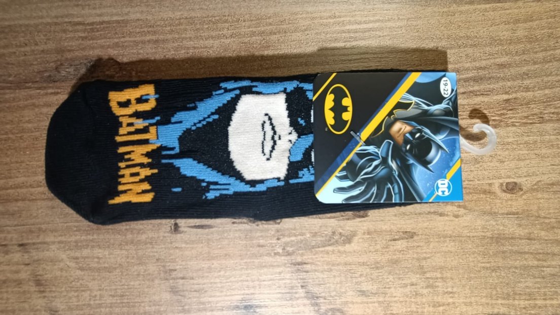 Disney lisanslı Batman Baskılı Erkek çocuk Çorap - Görsel 3