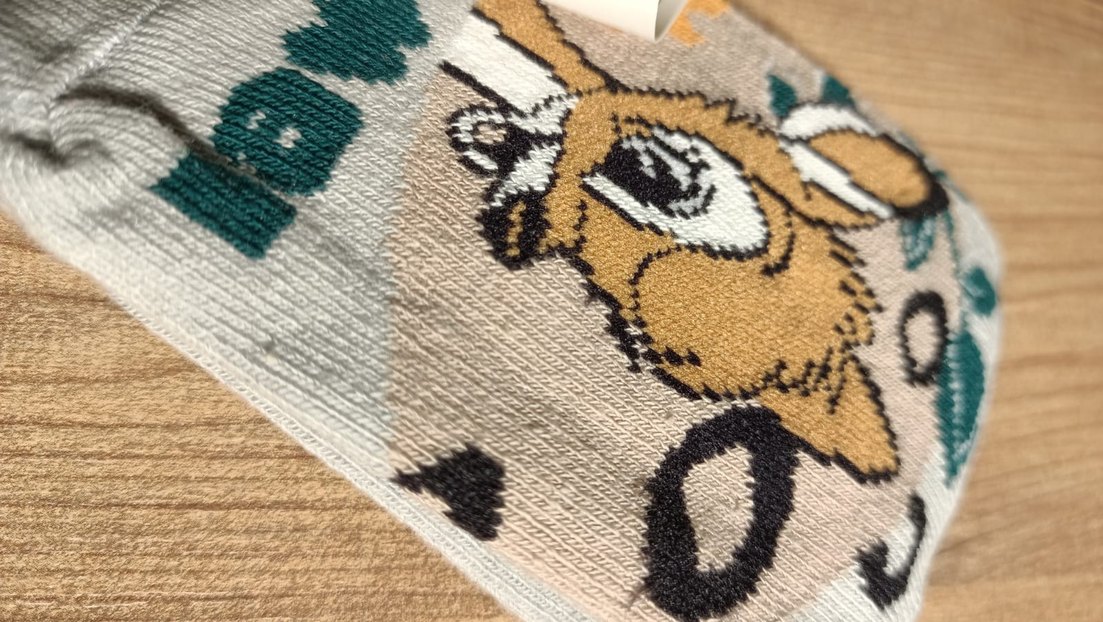 Disney lisanslı Bambi baskılı çocuk çorap - Görsel 4