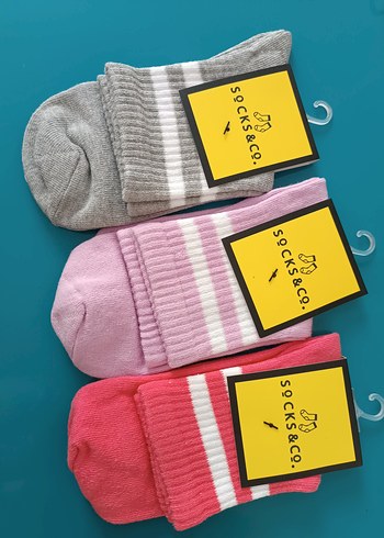 Pamuklu soket Çorap - Görsel 10