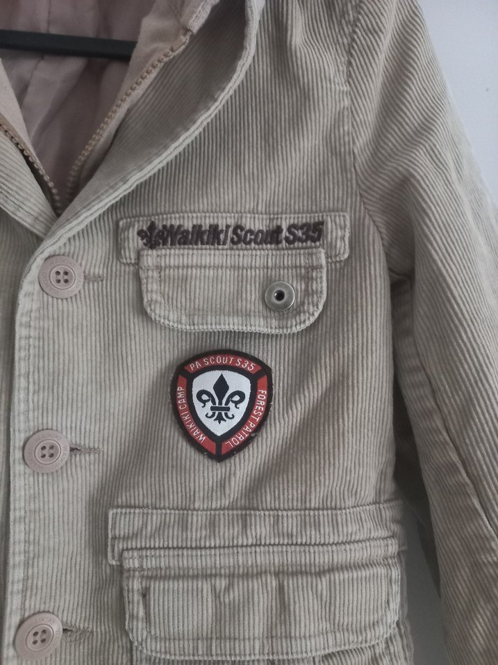 LCW  KAPÜŞONLU KADİFE CEKET - Görsel 2