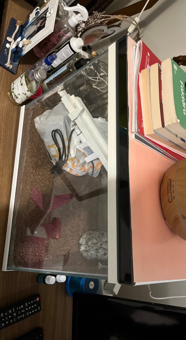 Beyaz Akvaryum Kapak ve Aydınlatma Paneli - Görsel 2