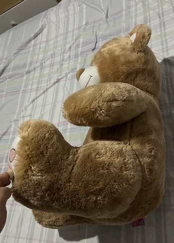 Pastel Kahverengi Peluş Oyuncak Ayı - Görsel 3