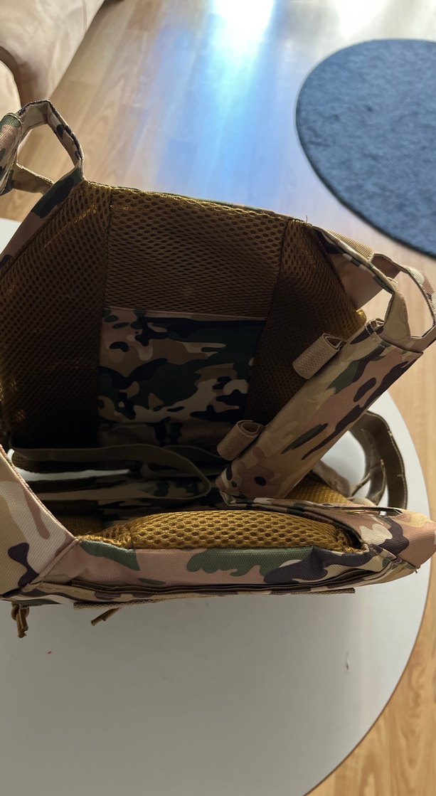 Kahverengi Kamuflajlı aitsoft Erkek Yelek - Görsel 4