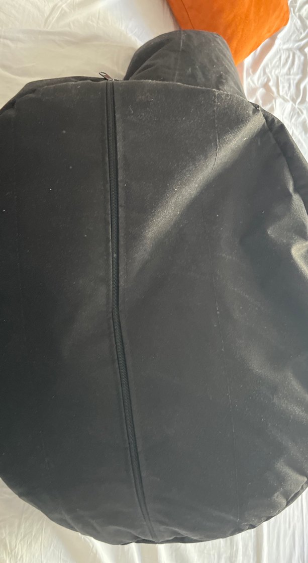 Çocuklar için Siyah İnek Desenli armut puf - Görsel 3