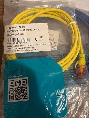 Diğer Ethernet kablosu 2 m