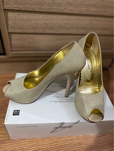 Diğer Abiye gold ayakkabı