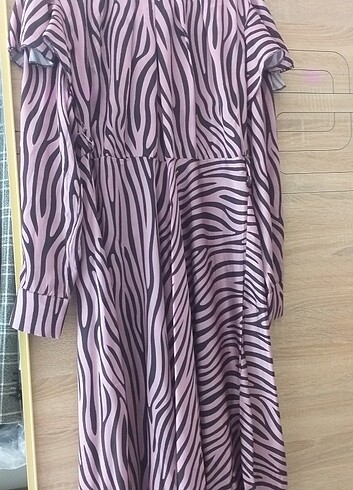 Diğer Saten zebra model elbise 