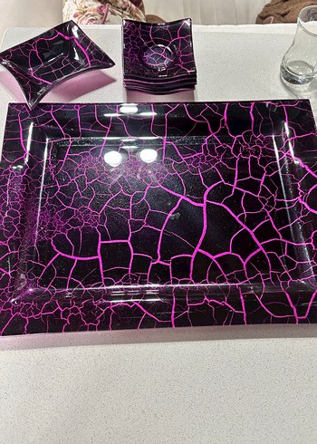 6'lı Çay Seti ,tepsisi ve şekerliği içinde - Görsel 6