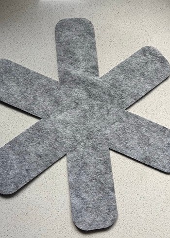 Gri Keçe Mouse Pad - Görsel 2