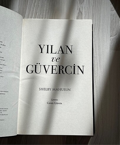  Shelby Mahurin- Yılan ve Güvercin(cilti)
