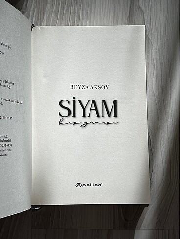 Beyza Aksoy-Siyam:Kış Güneşi(Ciltli)