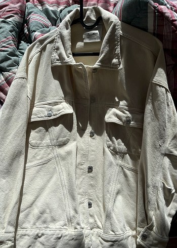 Pull&Bear Bej Ceket - Görsel 5