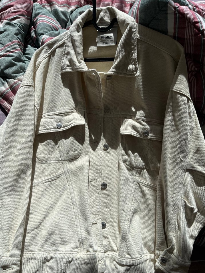 Pull&Bear Bej Ceket - Görsel 5