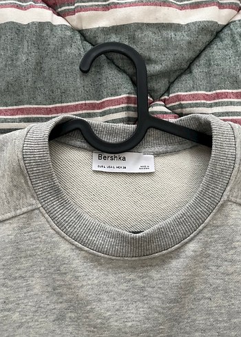 Bershka Gri Sweatshirt Elbise - Görsel 2