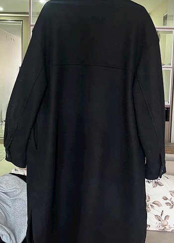 Bershka Kadın Siyah Kaban - Görsel 2