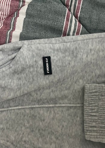 Gri Kadın Rahat Kesim Yumuşak Eşofman Altı - Görsel 3