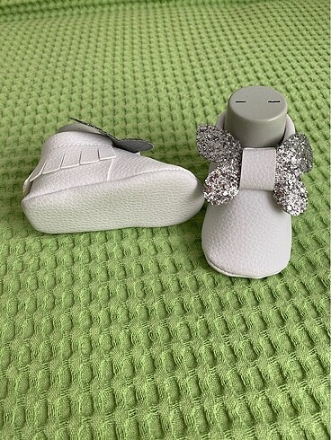 20 Beden beyaz Renk Bebek ayakkabısı