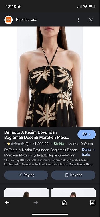 m Beden Yazlık elbise